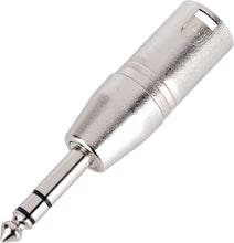 Charger l&#39;image dans la galerie, MR DJ XMTRS 1/4&quot; TRS to Balanced XLR Male Adapter