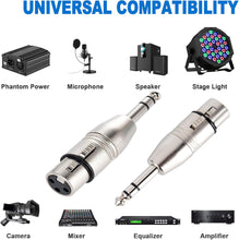 Charger l&#39;image dans la galerie, MR DJ XFTRS 1/4&quot; TRS to Balanced XLR Female Adapter