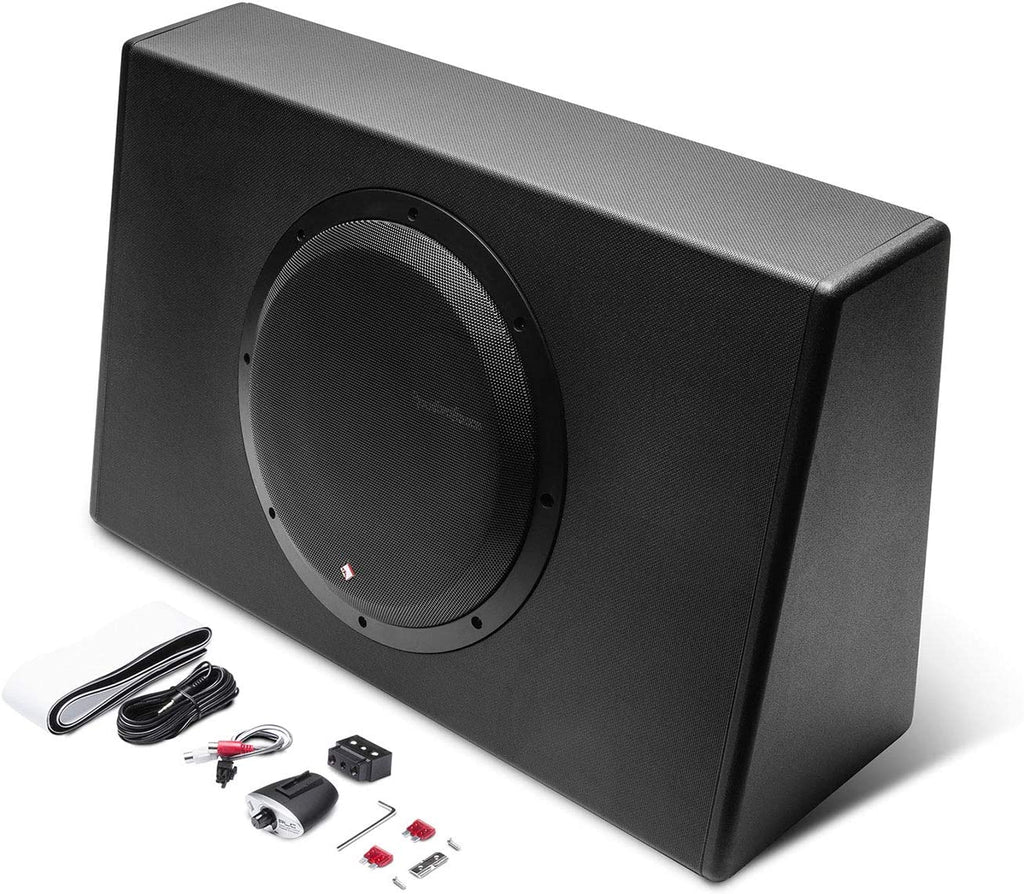 New Rockford Fosgate P300-12 12" 300 Watt Single Powered Subwoofer Sub Enclosure