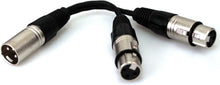 Charger l'image dans la galerie, MR DJ CXMDXF6 6FT Single XLR Male to Dual XLR Female Microphone Splitter Cable