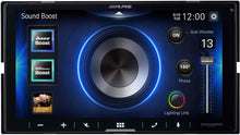 Load image into Gallery viewer, Alpine iLX-W670 7&quot; Mechless Bluetooth Car Receiver Deck Deluxe Package with KTA-450 4-Channel Amplifier, Sirius XM SXV300 Tuner, and Backup Camera. Android Audio and iPhone Apple Car Play Integration