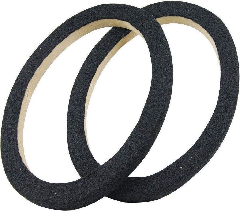 MK Audio TSP12B-2 12" Universal Subwoofer Ring Spacer Extender 3/4" Black Carpet