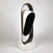 Load image into Gallery viewer, 2-in-1 PTC Ceramic Heater &amp; Fan Remote 3 Modes Safety Grid White