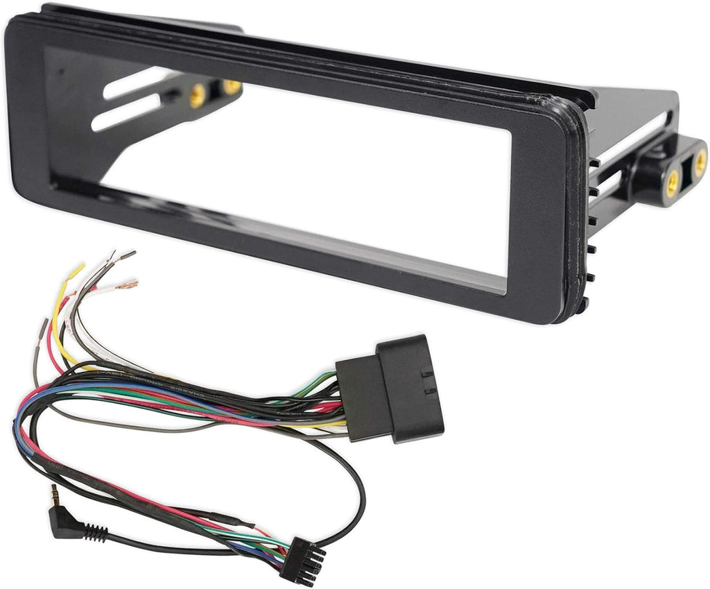 Metra 99-9600 Dash Kit Fit Select 1996-2013 Harley Davidson Motorcycles + Thumb Control
