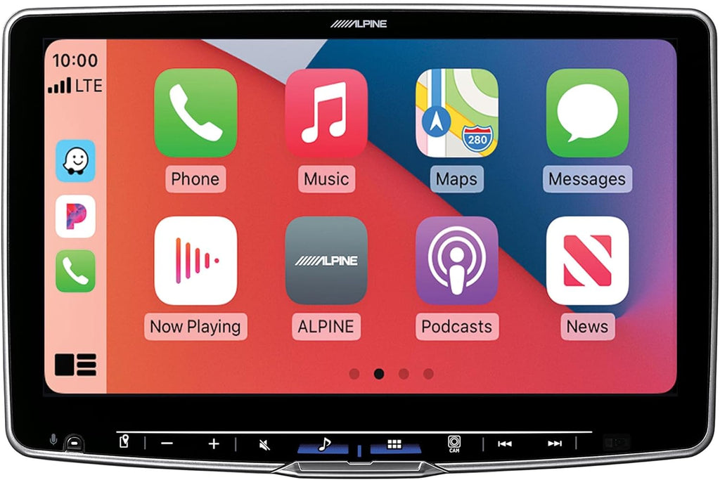 Alpine ILX-F511 11" Multimedia Receiver, 2 SXE-6926S Speakers KTA-450 Power Pack