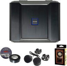 Load image into Gallery viewer, Alpine R-A75M R-Series Mono subwoofer Amplifier 750 watts RMS x 1 at 2 ohms Bundle