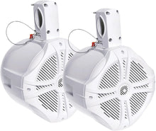 Charger l&#39;image dans la galerie, Power Acoustik MWT-65W 6.5″ Waterproof Marine Wake Tower Speakers Pair White