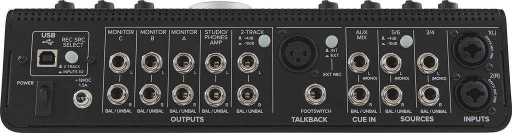 Mackie Big Knob Series, 4x3 Studio Monitor Controller 192kHz USB I/O (BIG KNOB STUDIO PLUS)