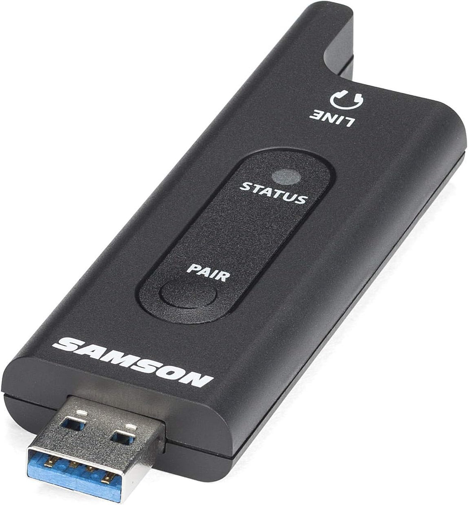 Samson XPD2 Lavalier USB Digital Wireless System with Lavalier Microphone and USB Stick Receiver, Works with Computers and Samson Expedition Portable PA Systems