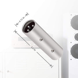 2 MR DJ AXLRMM-2 3-Pin XLR Male to 3-Pin XLR Male Audio Microphone Cable Extension Adapter Connector