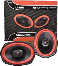 Charger l'image dans la galerie, Cerwin Vega V469 Vega Series 6×9″ 100W RMS (500W Peak Power Handling) 2-Way Coaxial Speakers