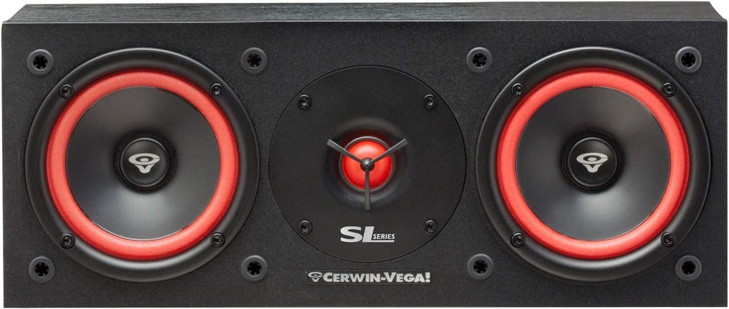 Cerwin Vega SL-25C Dual 5 1/4" 150 Watt Center Channel Speaker Home Theater