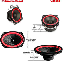 Load image into Gallery viewer, Cerwin Vega V6925C 2025 Edition - 6"x9" 3-Way Component Speaker System