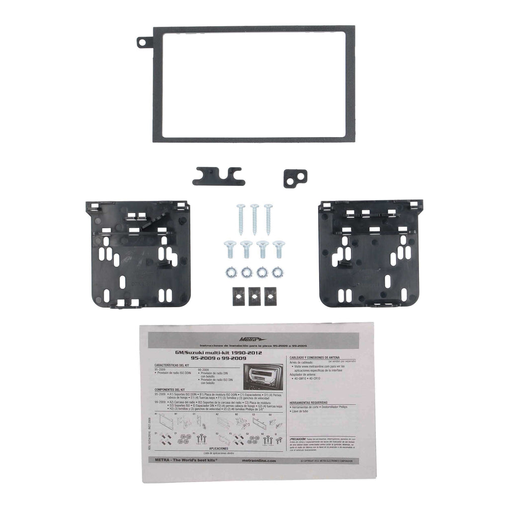 Metra 95-2009 2-DIN Dash Kit + Harness + Antenna Adapter for Select Chevy/GMC