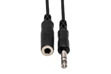 Charger l&#39;image dans la galerie, Hosa HPE-310 Headphone Extension Cable 1/4 in Male TRS to 1/4 in Female TRS – 10 Feet