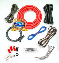 Charger l&#39;image dans la galerie, Complete 4000W 0 Gauge Red Car Amplifier Installation Wiring Kit Amp