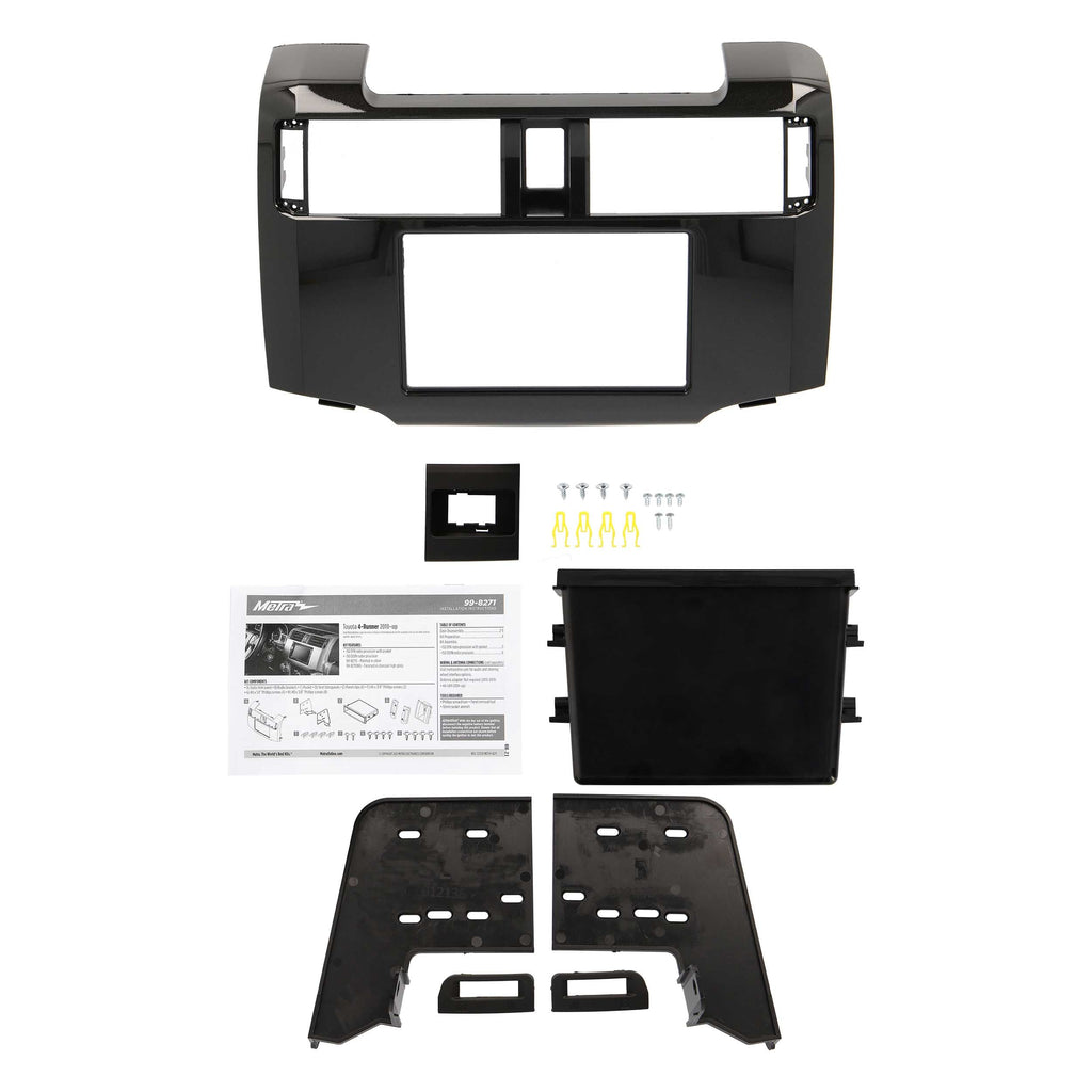 Metra 99-8271CHG Single/Double-DIN Car Stereo Dash Kit - Compatible Fits for Toyota 4 Runner 2010-Up