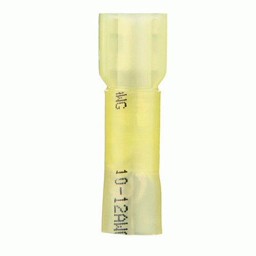 Install Bay HSYFFI Heat Shrink Yellow Fem Insul Quick Disconnects 12-10 Ga .250