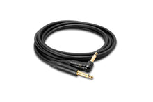 Charger l&#39;image dans la galerie, Hosa CGK-010R, Neutrik Straight to Right-Angle Edge Guitar Cable - 10 feet