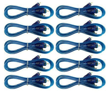 Charger l&#39;image dans la galerie, 10 Absolute 6&#39; RCA Stereo Plug Cable 2 Male to 2 Male Car Stereo Marine Home Aud