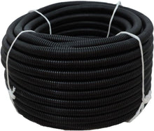 Charger l&#39;image dans la galerie, 1&quot; x 100&#39; Flexible Corrugated Black LDPE NON Split Tubing Wire Loom