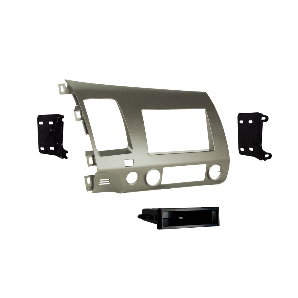 Metra 99-7871T Single/Double-DIN Car Stereo Dash Kit - Compatible Fits for Honda Civic 2006-2011