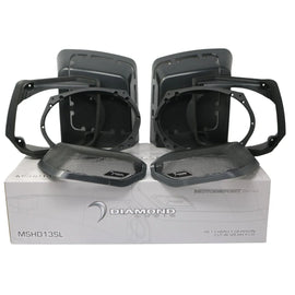 Diamond Audio MSHXM69F2BKLK13 Cut In Speaker Lid Kit with HXM69F2BK (2Ω)