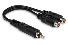 Charger l&#39;image dans la galerie, Hosa YRA-104 Y Cable RCA Male to Dual RCA Female