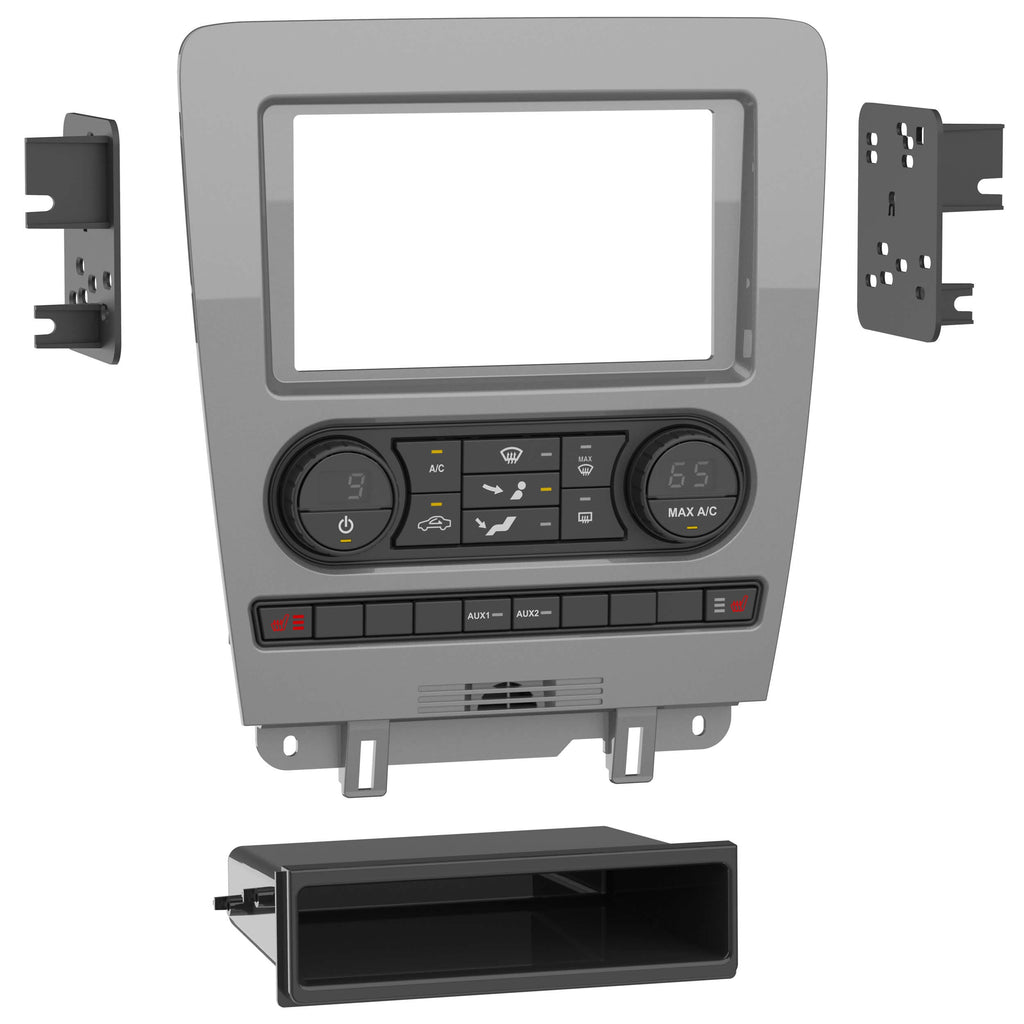 Metra 99-5853CH Turbo Tactile Radio Install Kits with Single Zone, Manual Climate Co - Compatible Fits for Ford Mustang 2010-2014