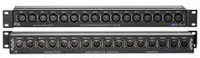 Charger l&#39;image dans la galerie, ART Audio P16 Rackmount 16-Ch Balanced XLR Patch Bay Passive Interface Patchbay