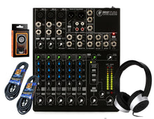 Charger l&#39;image dans la galerie, Mackie 802VLZ4 8-channel Analog Mixer + SR450 Headphone with Pair of XLR Cable+free Absolute Phone Holder