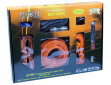 Load image into Gallery viewer, Absolute KIT4OR Complete PRO Marine Auto Car RV 4 Gauge 2000W Amplifier Amp Kit