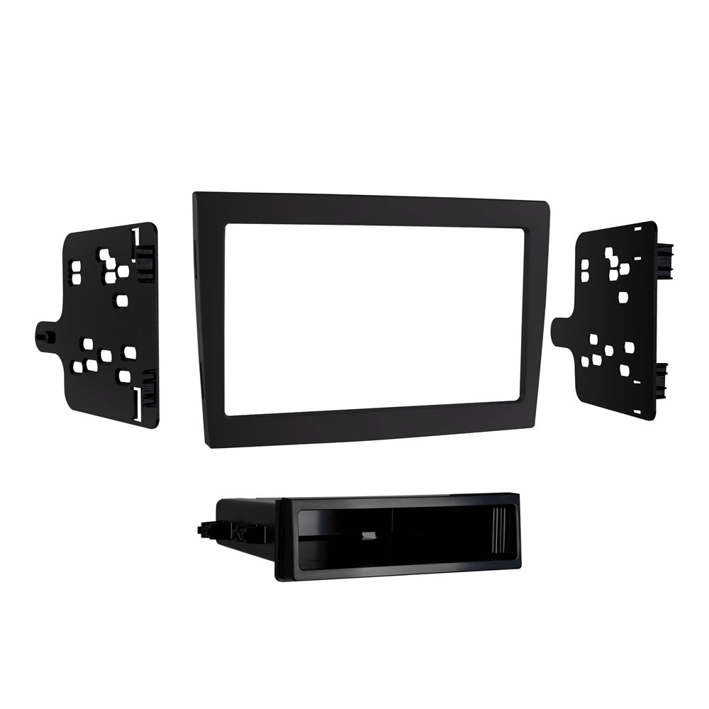 Metra 99-9604B Single/Double-DIN Car Stereo Dash Kit - Compatible Fits for Porsche Cayenne 2003-2010