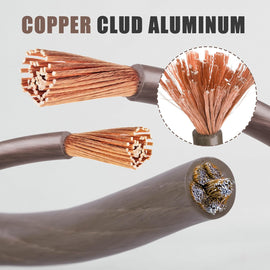 American Terminal ATP8G50BK 8GA 50' Black Power Ground Wire Car Audio Amplifier Marine Cable