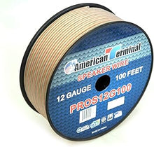Charger l'image dans la galerie, American Terminal PROS12G100 100FT 12 Gauge PRO PA DJ Car Home Marine Audio Speaker Wire Cable