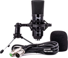 Charger l&#39;image dans la galerie, CAD Audio GXL1800 Large Format Side Address Condenser Microphone- Perfect for Studio, Podcasting &amp; Streaming, Black