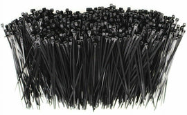 American Terminal 500 pcs 6-Inch Heavy Duty Strong Black Nylon Cable Ties