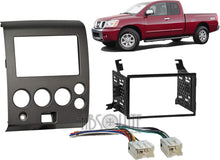 Load image into Gallery viewer, Absolute ABS99-7406 Fits Nissan Titan 2004-2005 Double DIN Stereo Harness Radio Install Dash Kit