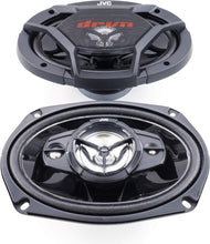 Charger l&#39;image dans la galerie, JVC CS-DR6940 550W 6x9 4-Way Coaxial Speakers + 6x9&quot; Box
