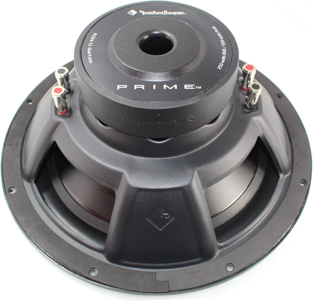 2 Rockford Fosgate R2D4-12 Prime R2 DVC 4 Ohm 12-Inch 250 Watts RMS 500 Watts