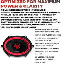 Charger l'image dans la galerie, 2 Cerwin-Vega V68 6x8" Front &amp; Rear Car Door Speakers Fit 1994-04 Ford Mustang