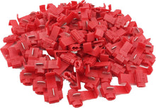 Charger l'image dans la galerie, MR DJ 100pcs Lock Quick Splice Wire Terminals Snap Lock Red 18-22 AWG