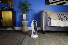 Load image into Gallery viewer, 2-in-1 PTC Ceramic Heater &amp; Fan Remote 3 Modes Safety Grid White