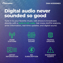 Load image into Gallery viewer, Pioneer DMH-W3050NEX 6.8&quot; Indash Media Receiver + SiriusXM Tuner