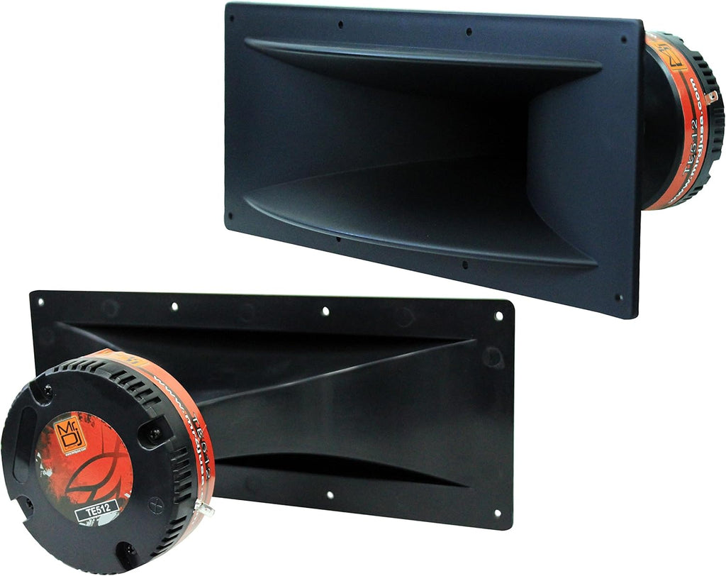 MR DJ TE-512<br/> 5"x12" 300 Watts Piezo Compression Horn Tweeters Driver for PA DJ Speakers