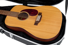 Gator Cases GC-DEEP BOWL Deluxe ABS Molded Case for Acoustic Guitars; Fits Ovation Style Deep Contour Acoustic Guitars