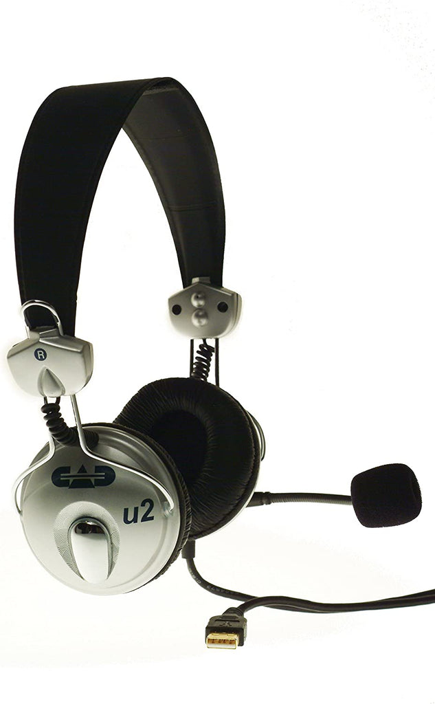 CAD Audio U2 USB Stereo Headphones with Cardioid Condenser Microphone