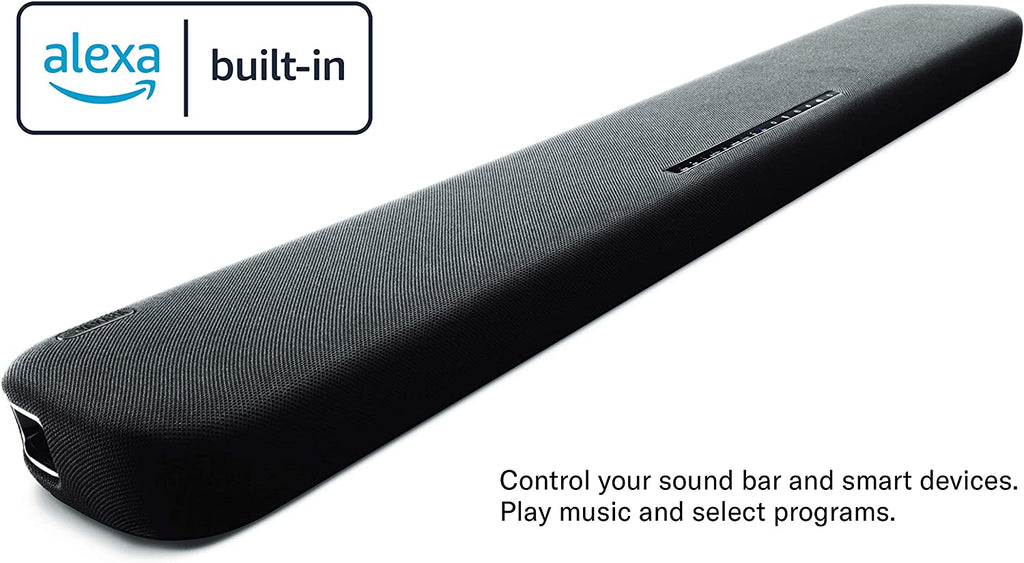 YAMAHA YAS-109 Sound Bar with Built-In Subwoofers, Bluetooth, and Alexa Voice Control Built-In