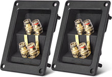 Charger l'image dans la galerie, American Terminal 2PCS Rectangle 4-Way Speaker Box Terminal Cup