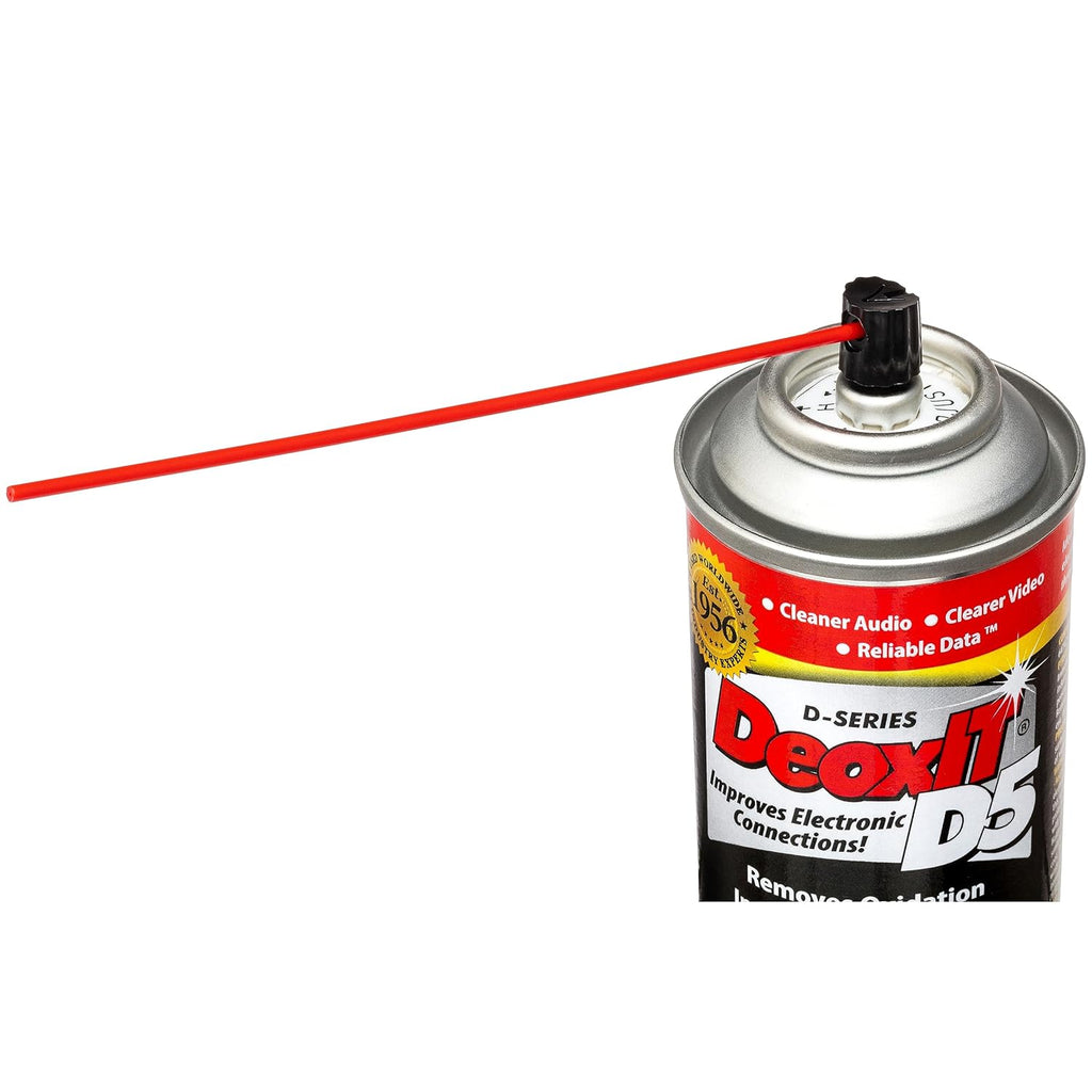 6 DeoxIT D5S-6 Contact Cleaner Non-Flammable No-DRIP 5% Spray 5 oz